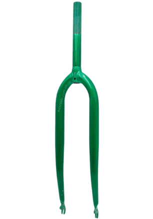 Вилка 28 сталева чорна/зелена шток 200