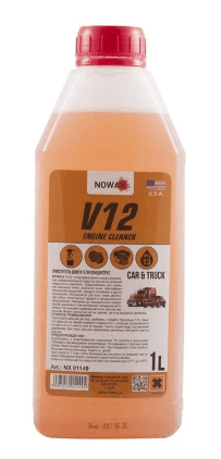 Очисник поверхні двигуна NOWAX V12 Engine Cleaner 1L концентрат 1:10 01149