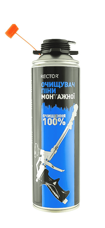 Аерозольний очисник монтажної піни Rector 500мл
