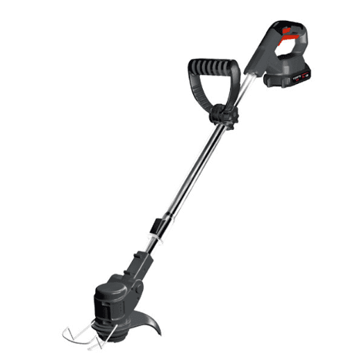 Тример акумуляторний T-750B безщітковий двигун 2 акумулятори 2А + зарядний пристрій + аксесуари 750W потужність 6000об/хв час роботи 45хв