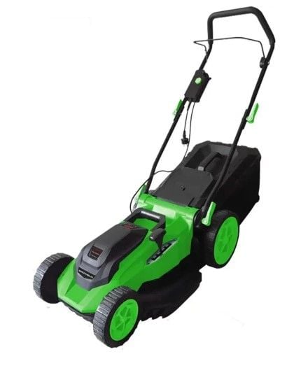 Grunhelm EM-6200A Газонокосарка електрична 2кВТ, 13кг ширина 430мм