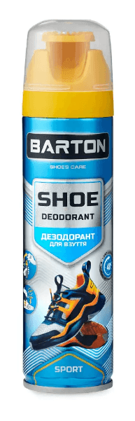 Дезодорант для взуття ТМ Barton Sport 150 мл аерозоль