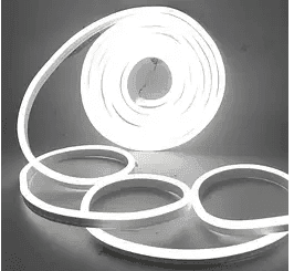 Стрічка силіконова LED NEON RGB Біла 5м 0719