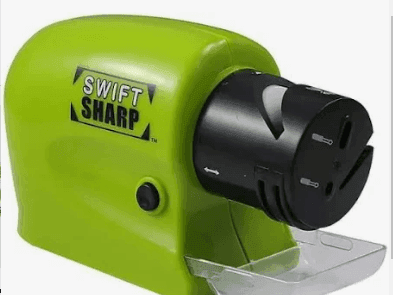Електроточилка для ножів та ножниців SWIFT SHARP DY-521 на батарейках 4хААА 8158
