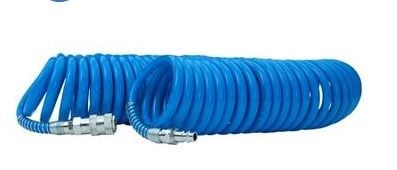 Шланг спіральний поліуретановий 6.5х10мм, 20м з швидкорозємними зєднаннями INTERTOOL PT-1713