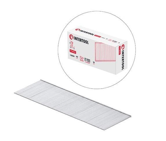 Цвях для степлера PT-1603, PT-1612 40мм (18GA) 1.0*1.25мм 5000од/упак INTERTOOL PT-8640