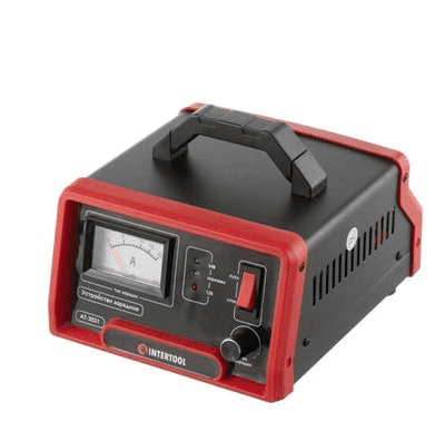 Пристрій зарядний для акумуляторів 12/24 В, 0-10 А, 6-150 Ач, з мікропроцесором INTERTOOL AT-3031