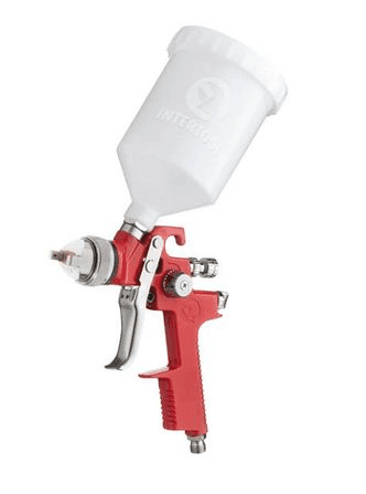 Фарбопульт пневматичний HVLP, форсунка - 1.4 мм, верхній пластиковий бачок - 600 мл, 3 бар INTERTOOL PT-0104
