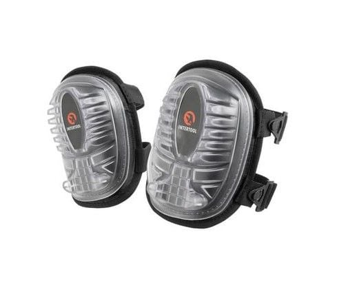 Наколінники захисні, протиковзні накладки з ПВХ, тканина 600D, гелеві подушки, неопренові ремені INTERTOOL SP-0055