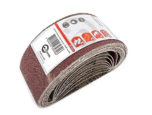 Стрічка шліфувальна 75 * 457мм,  зерно 36  уп.10шт. INTERTOOL BT-0303