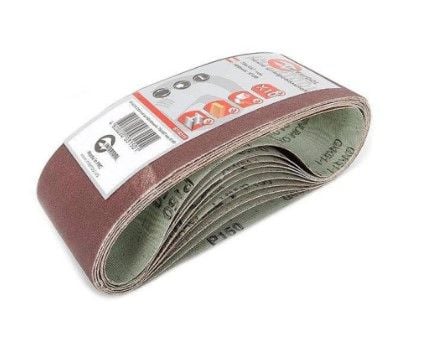 Стрічка шліфувальна 75 * 457мм,  зерно 150  уп.10шт. INTERTOOL BT-0315