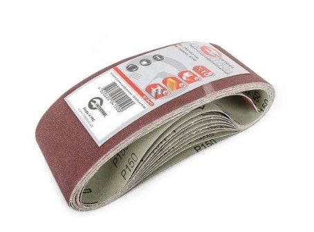 Стрічка шліфувальна 75 * 533мм,  зерно 150  уп.10шт. INTERTOOL BT-0415