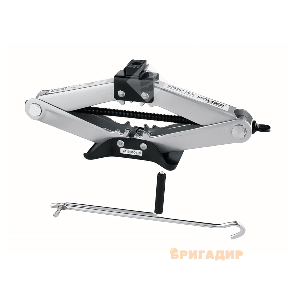 Домкрат механічний ромб 2т. (Molder) (гумов. подушка) ,MA32020