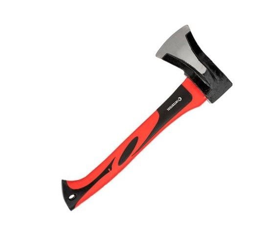 Колун кованый 1000 г, ручка з фібергласу INTERTOOL HT-0274