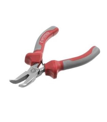 Довгогубці вигнуті 115мм, прецизійні, комбіновані рукоятки INTERTOOL NT-0103