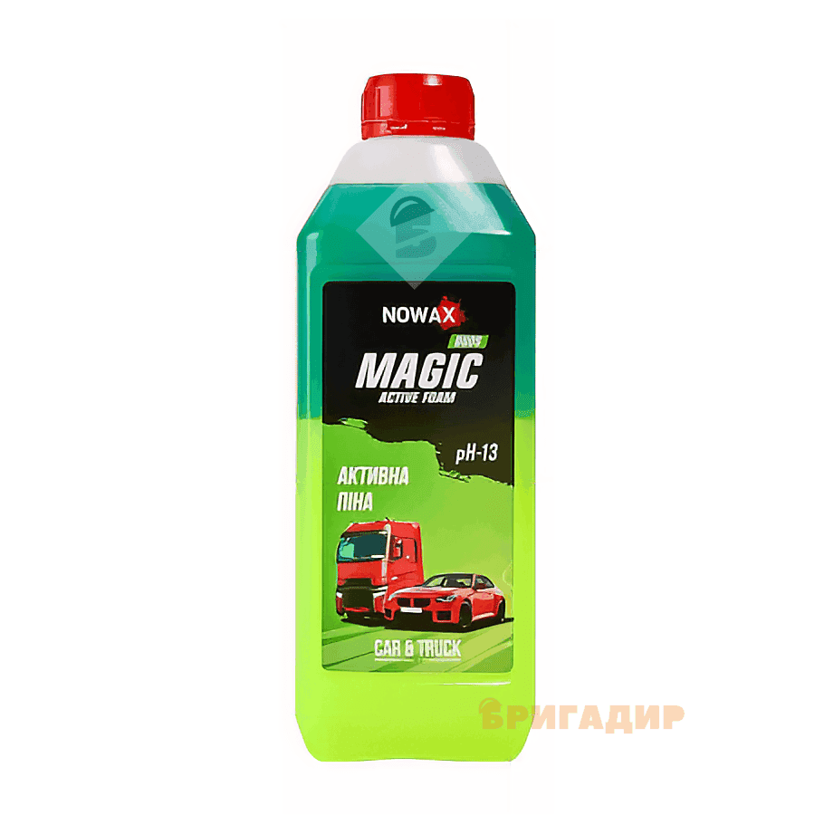 Автошампунь Nowax Magic Active Foam Duos суперконцентрат для бесконтактной мойки 1 л (NX01194)