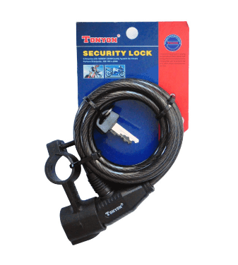 Замок TONYON 520Q8mm 1500mm на ключ з кріпленням на раму 40-035