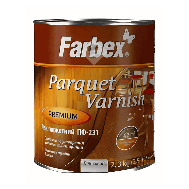 Лак панельний акриловий глянцевий ТМ Farbex 3кг