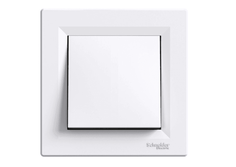 Вимикач однокл самозаж білий Schneider ASFORA EPH0100121