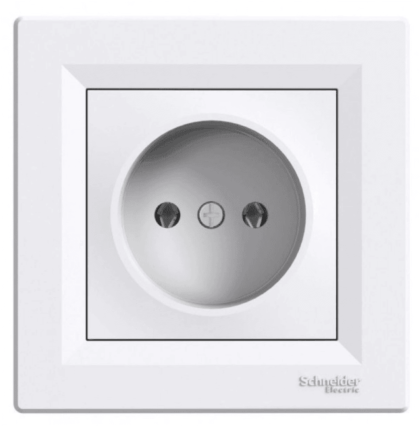 Розетка без контакту що з-зем біла Schneider ASFORA EPH3000121