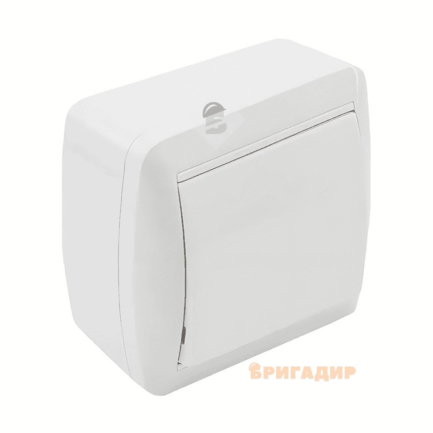 Вимикач зовнішній 1-ий білий IP54 BERTA HN-013011