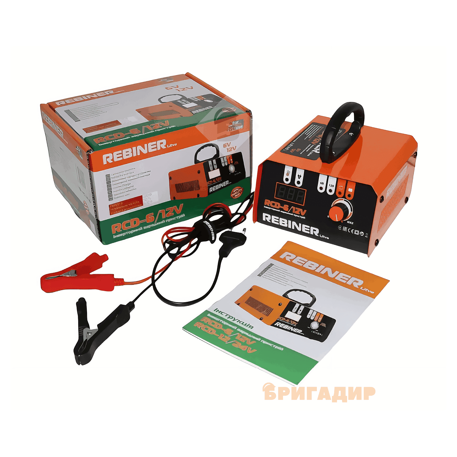 Інверторний зарядний пристрій REBINER RCD-6/12V