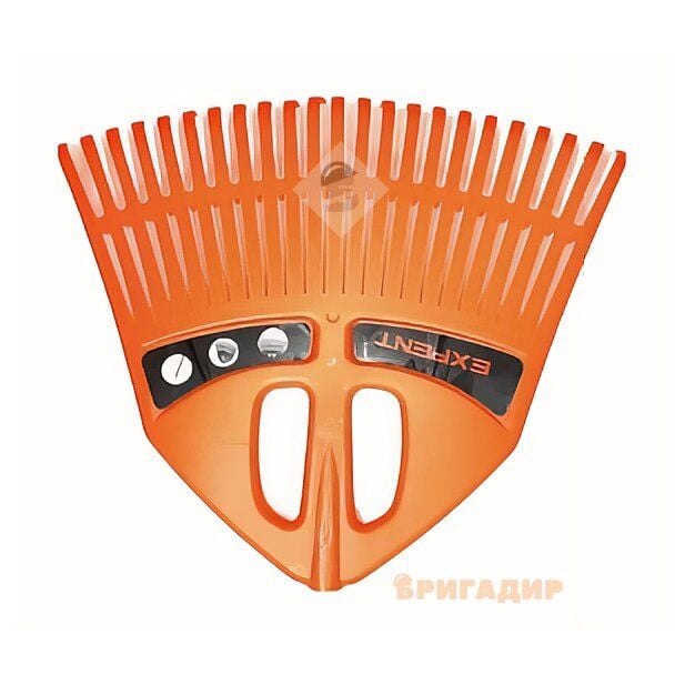 Граблі віялові пластик кольорові з різьбою