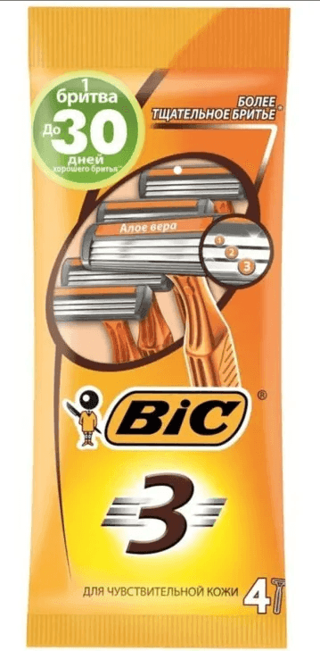 BIC 3 sensetive ст.одноразовий 4(укр)