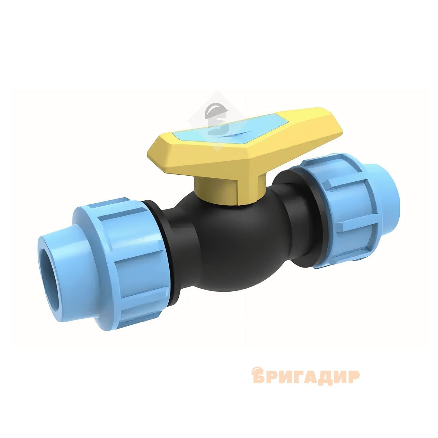 Кран ПЕ 20*20(РР)