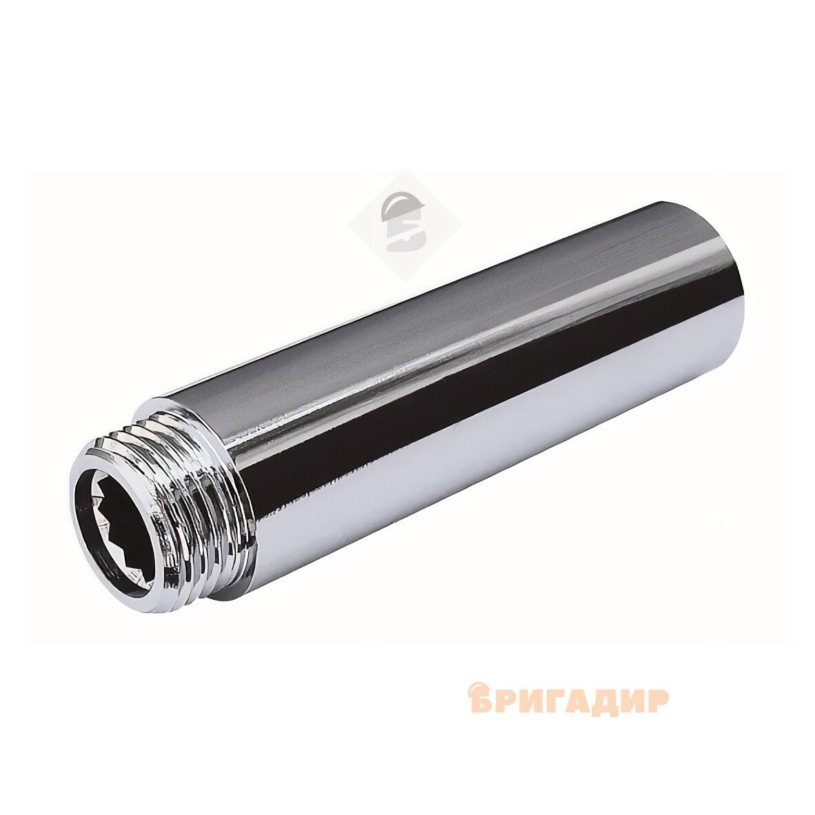 KR 1/2 /   90мм Подовжувач латунний хромований 3/4 100 мм