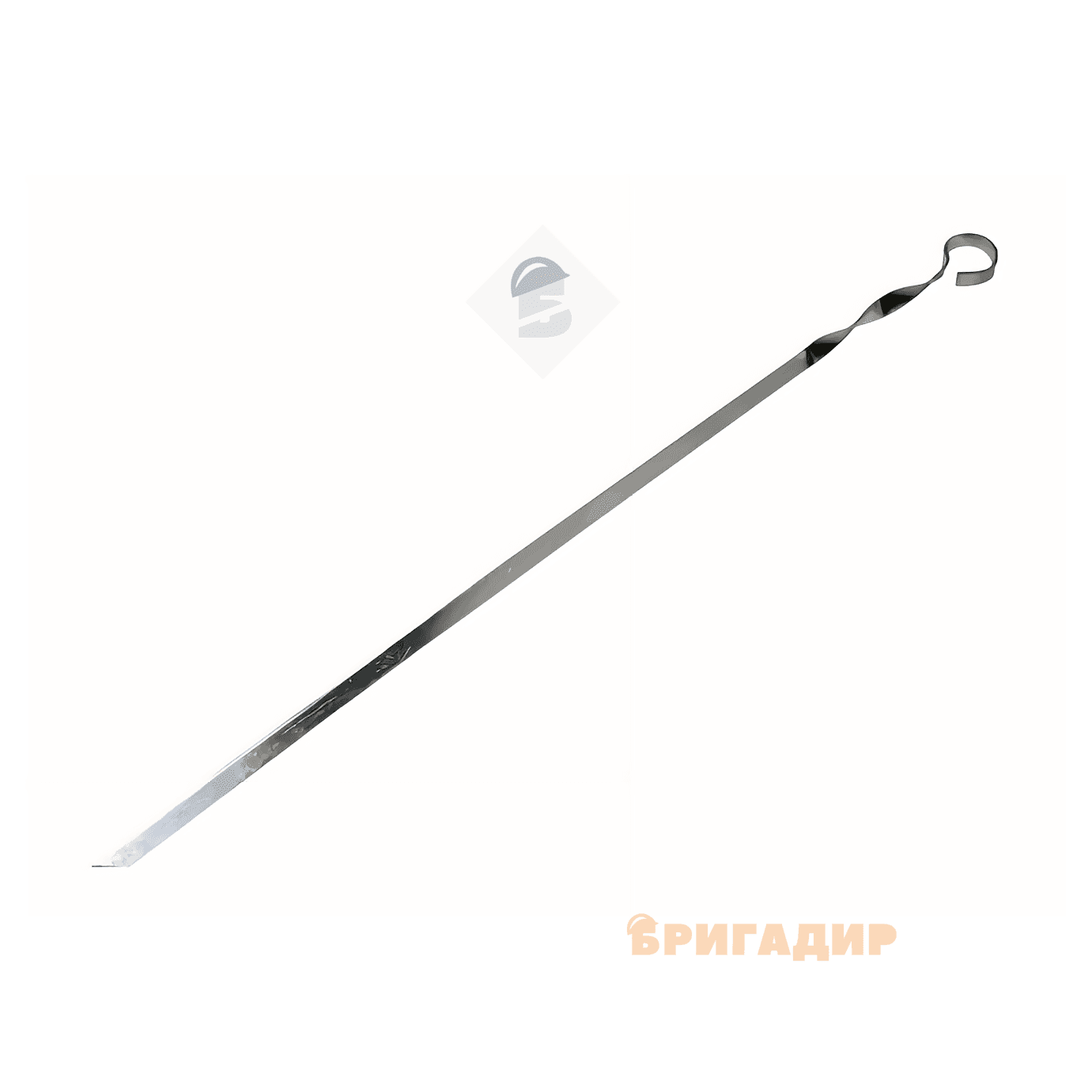 Шампур плоский з нержавіючої сталі 570х12х3мм СИЛА