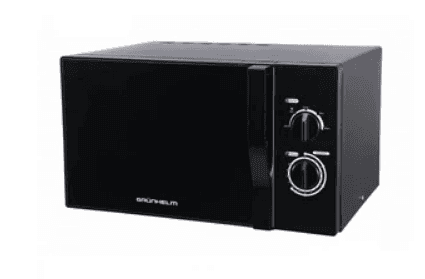 Мікрохвильова піч GRUNHELM 23MX723-B (чорна)23л 800 Вт (5 рівнів потужності) механічна