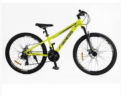 ВЕЛОСИПЕД 26 AL CORSO «GENESIS» TL-26430 АЛЮМІНІЙ 13", (К-Т SAIGUAN) жовтий