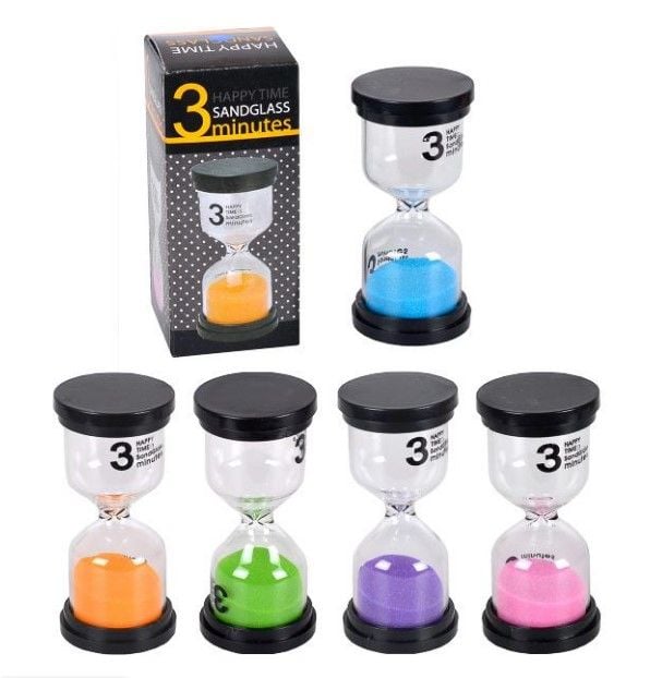 Пісочний годинник на 3 хв. стекло 4,5*9,5см X2-03