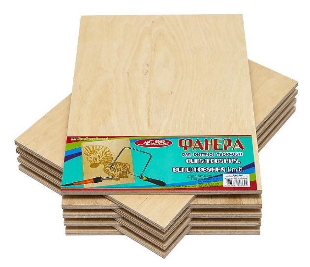 Фанера А4 6мм для випилювання і випалювання