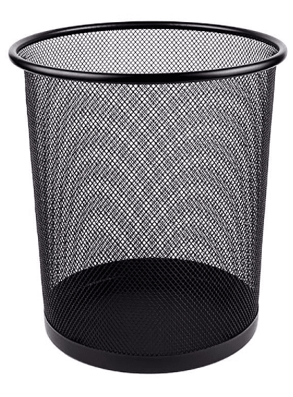 Кошик металевий сітчаста 5003-B чорна  23*27*19см