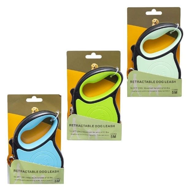 Повідець рулетка для собак 5 метрів CC-16