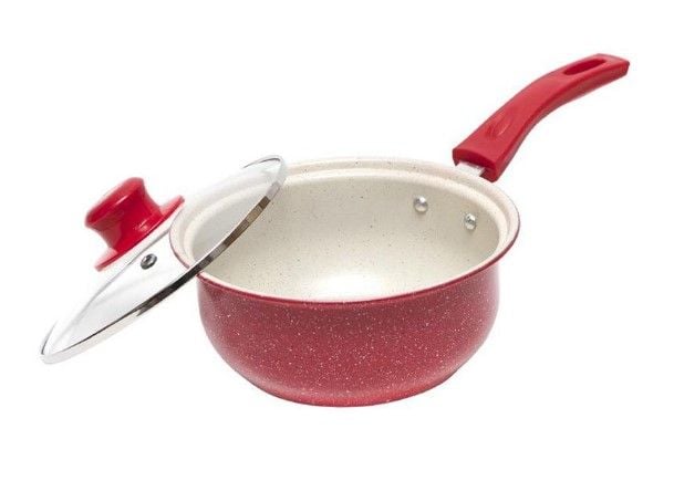 Сотейник "мармурова крихта із кришкою  18х8см  367-5