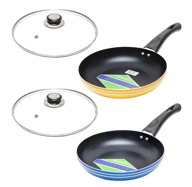 Сковорода з кришкою, антипригарне покриття 24х4,5см 367-3