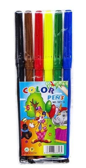 Фломастер 6 кольорів "Мультики" 1871-6