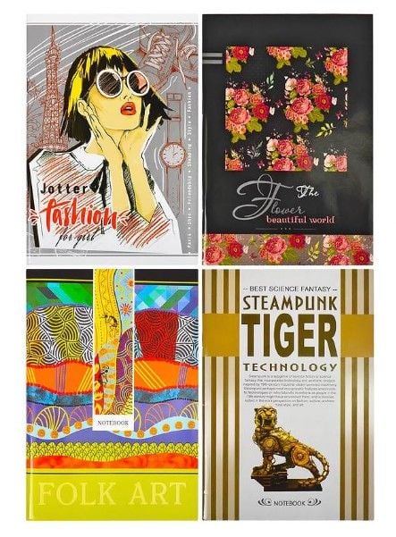 Блокнот А5 "Коленкор" 32 аркуша, скоба