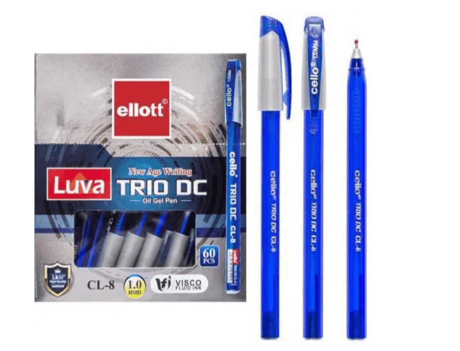 Ручка масляна "Trio DC" Cello CL-8-60 синя