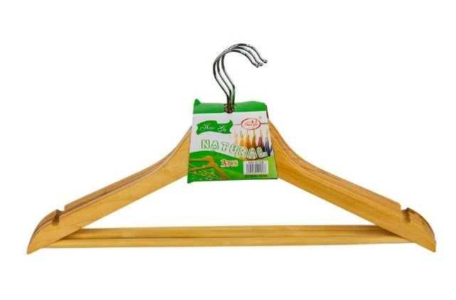 Вішалка дерев'яна класична 44см X2-262