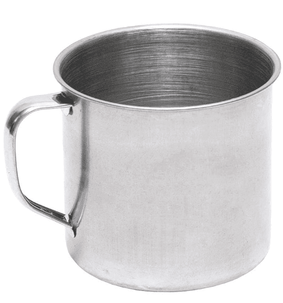 Кружка металева 500мл 10см