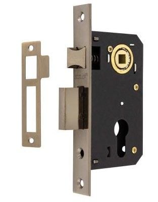 Замок HISAR ET 61мм 9011-SR з планкою AB