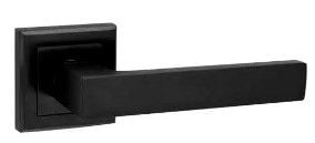 Ручка на квадратній розетці HISAR  AS Izmir Black