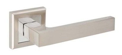 Ручка на квадратній розетці HISAR  AS-13 SN/CP