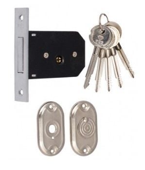 Замок врізний Тоmmy 955 PC хрест. ключ (10-02)