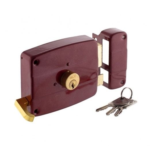 Замок накладний FZB 116 Червоний 1405 19LK 608