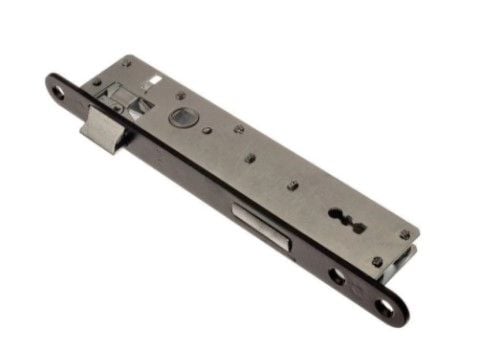 Замок врізний вузький Jania OZ 90/22 (кл.)(Z-076-OZ)(під ключ буратіно)